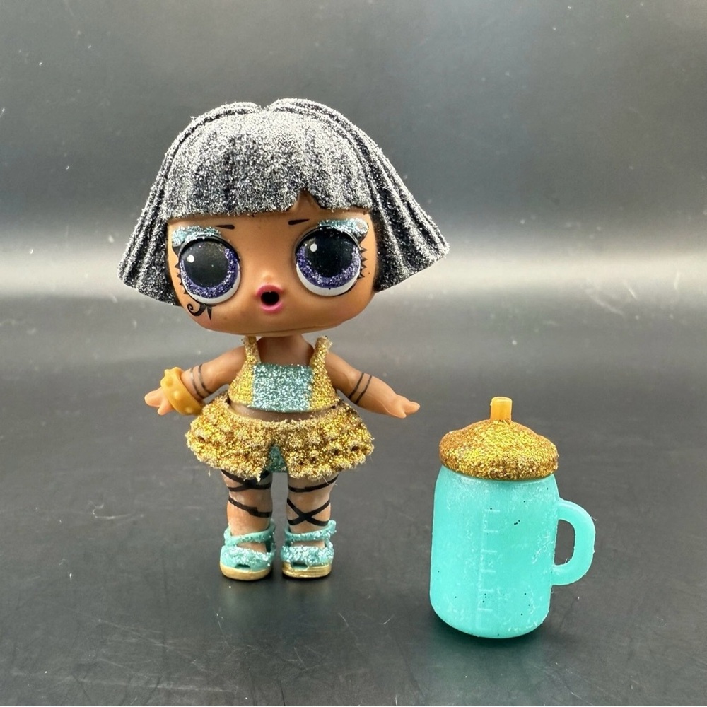 LOL Surprise Sparkle Pharaoh Babe Doll Cleopatra Doll Egyptian L.O.L. & Bottle